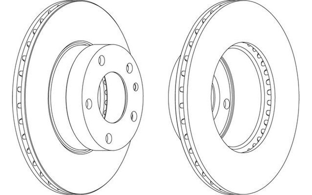 Brakedisc set front 728 728i 730 733i